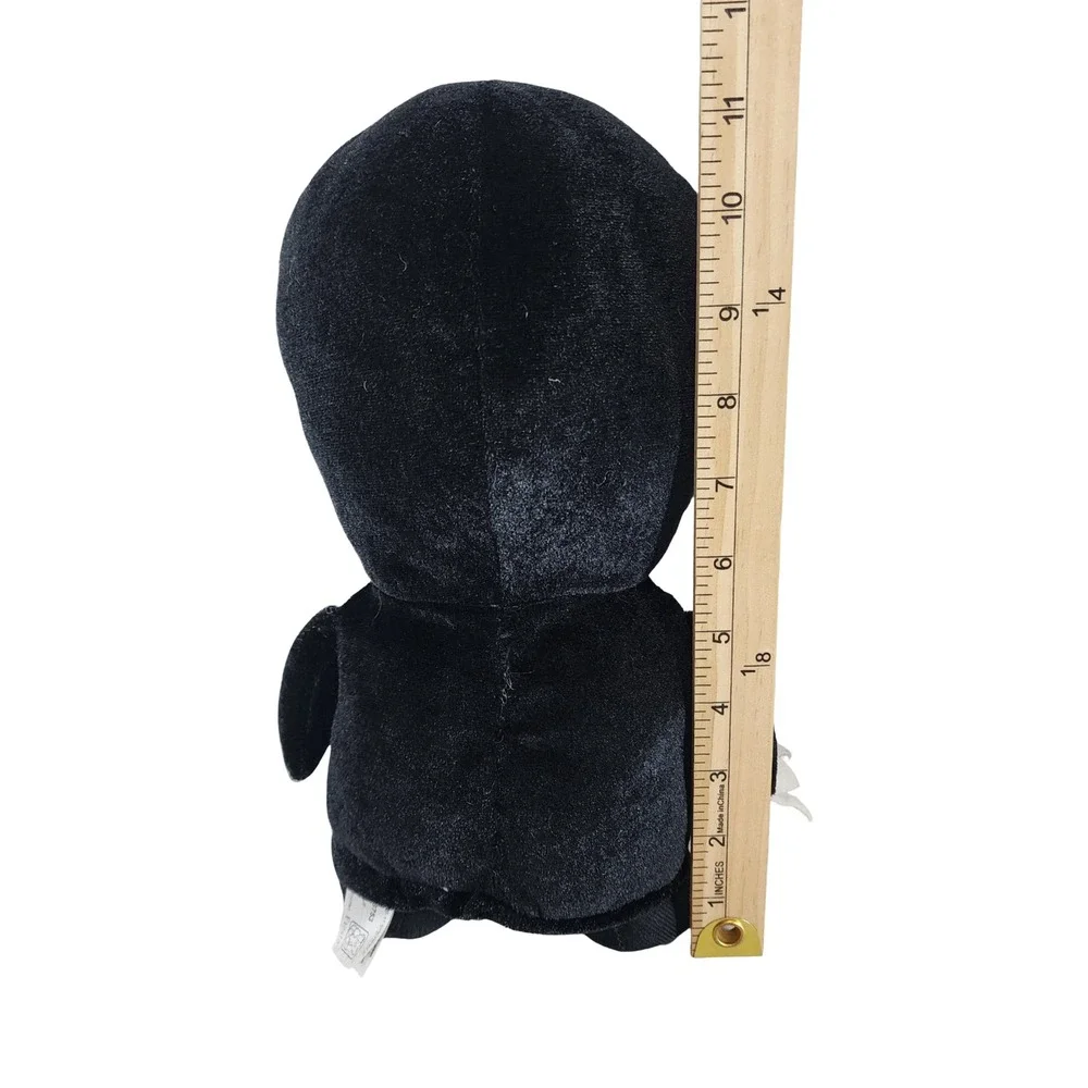 Fiesta Dr. Krinkles Stipple Plush Black White Skull Gothic 11.5